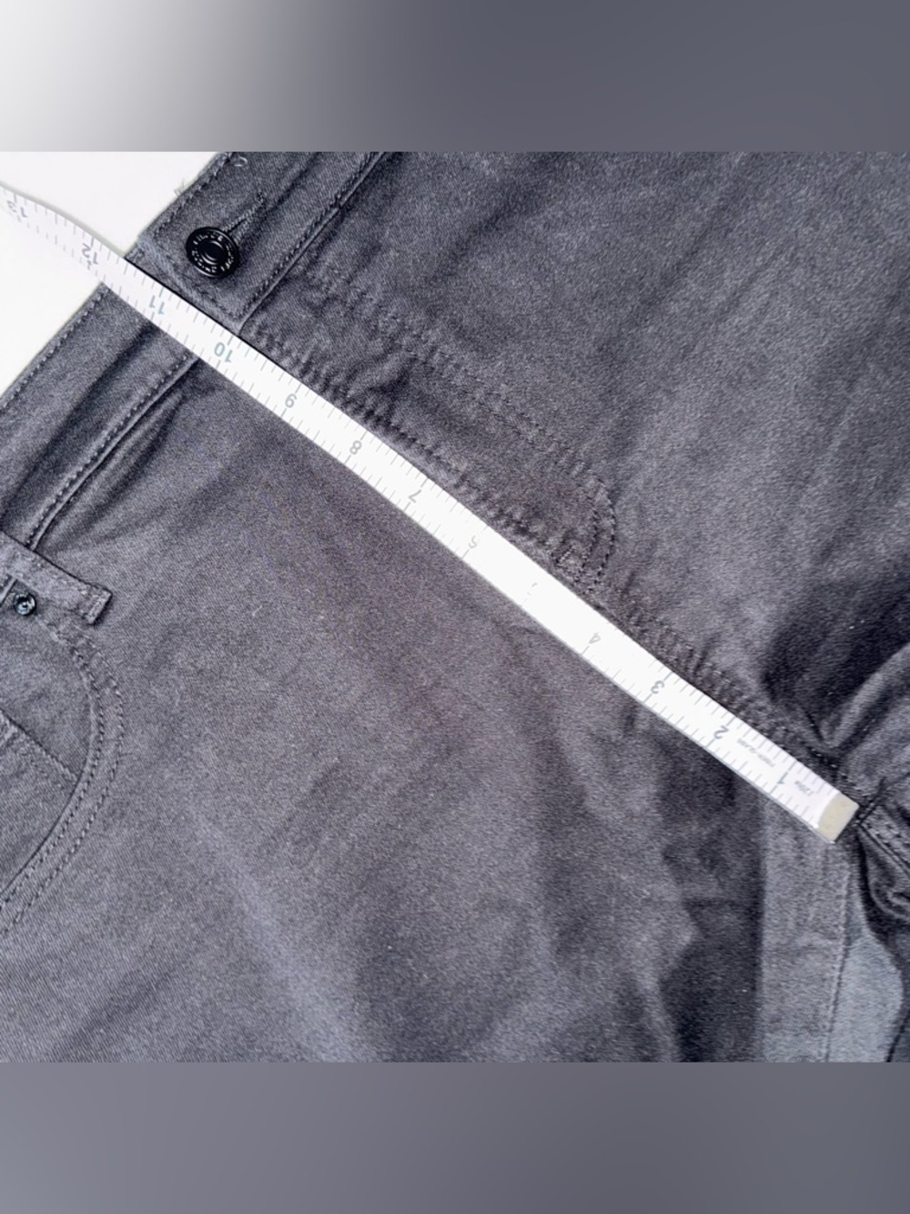 NEW! CHICO’S So Slimming Girlfriend Straight Leg Jeans, Black, size 14 / 2.5 - Picture 12 of 16